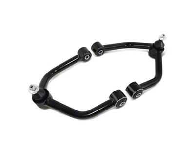 Front Upper Control Arms for 2 to 4-Inch Lift; Black (04-15 Titan)