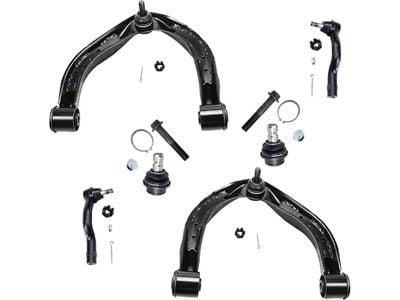 Front Upper Control Arms with Lower Ball Joints and Tie Rods (04-15 Titan)