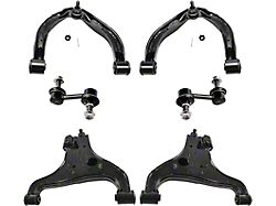 Front Upper Lower Control Arms with Sway Bar Links (04-15 Titan)