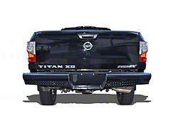 HD Replacement Rear Bumper; Semi-Gloss Black (17-24 Titan)