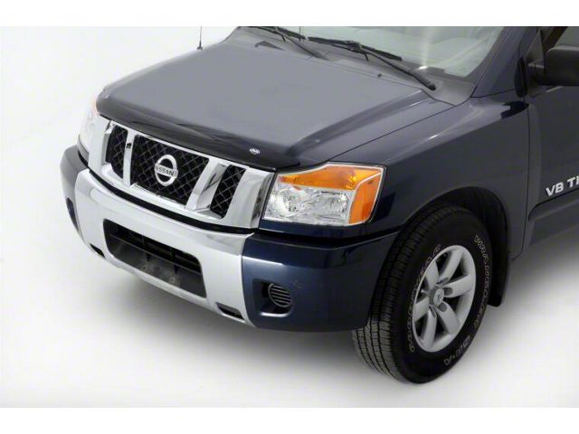 Hoodflector Hood Shield; Dark Smoke (04-15 Titan)