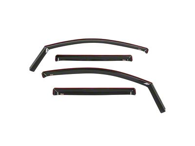 In-Channel Window Deflectors; Front and Rear; Smoke (17-24 Titan)