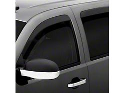 Low Profile Ventvisor Window Deflectors; Front and Rear; Dark Smoke (17-24 Titan Crew Cab)