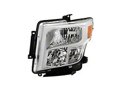 OEM Style Headlight; Chrome Housing; Clear Lens; Driver Side (16-24 Titan w/ Factory Halogen Headlights)