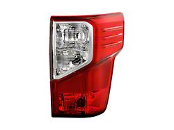 OEM Style Tail Light; Chrome Housing; Red/Clear Lens; Passenger Side (16-24 Titan w/ Factory Halogen Tail Lights)