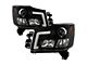 Platinum Series High-Power LED Module Headlights; Black Housing; Clear Lens (04-15 Titan)