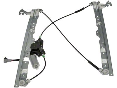 Power Window Regulator and Motor Assembly; Front Driver Side (04-15 Titan)