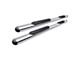 Premier 4 Oval Nerf Side Step Bars without Mounting Kit; Stainless Steel (04-24 Titan Crew Cab)