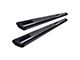 Premier 6 Oval Nerf Side Step Bars without Mounting Kit; Black (04-24 Titan Crew Cab)