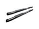 Pro Traxx 4-Inch Oval Side Step Bars; Black (17-24 Titan Crew Cab)