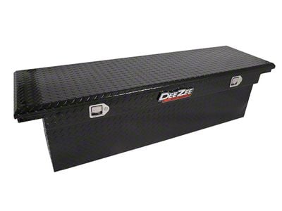 Red Label Series Deep Low Profile Single Lid Crossover Tool Box; Gloss Black (Universal; Some Adaptation May Be Required)