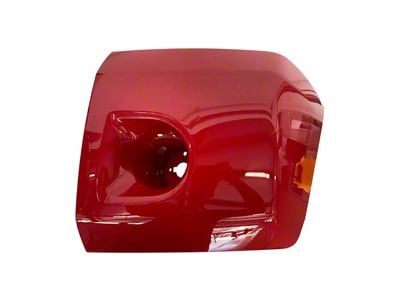 Replacement Aftermarket Front Bumper End Cap; Driver Side; Code Red (08-15 Titan)