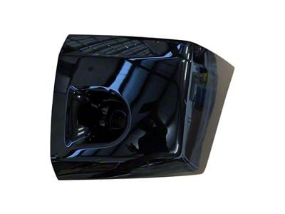 Replacement OEM Front Bumper End Cap; Driver Side; Galaxy Black Metallic (08-15 Titan)