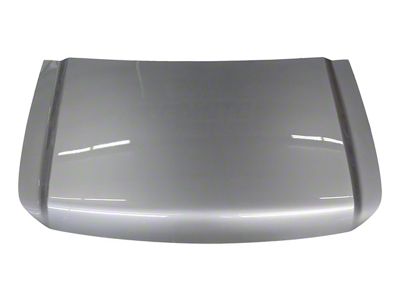 Replacement OEM Hood; Radiant Silver Metallic (04-15 Titan)