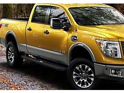 T-Style Running Boards; Black (04-24 Titan Crew Cab)