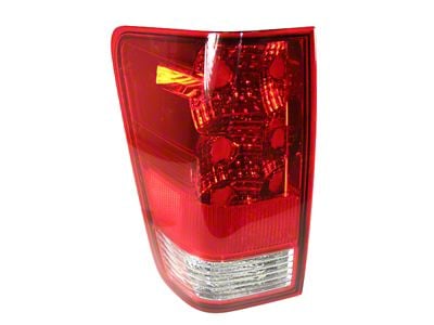 Tail Lights; Chrome Housing; Red Lens (04-15 Titan w/ Utility Bed)