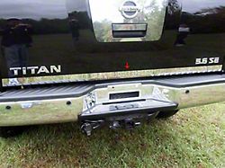 Tailgate Deck Trim; Stainless Steel (04-15 Titan)