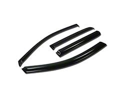 Tape-On Wind Deflectors Window Visors; Smoked (04-15 Titan Crew Cab)