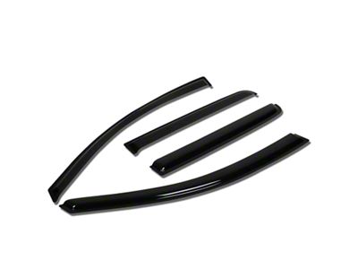 Tape-On Wind Deflectors Window Visors; Smoked (04-15 Titan King Cab)