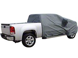 Universal Easyfit Truck Cab Cover; Gray (04-24 Titan King Cab)