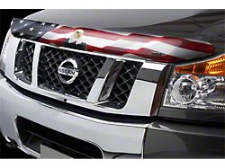 Vigilante Premium Hood Protector; American Flag with Eagle (04-15 Titan)