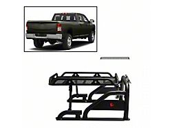 Warrior Roll Bar with 50-Inch LED Light Bar; Black (17-24 Titan)