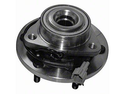 Wheel Bearing and Hub Assembly; Front (04-07 2WD Titan)