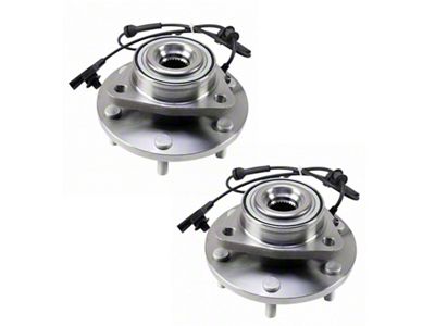 Wheel Bearing and Hub Assembly Set; Front (17-23 Titan)