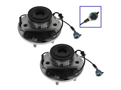 Wheel Bearing and Hub Assembly Set; Front (08-12 Titan)