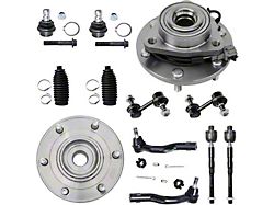 Wheel Hub Assemblies with Sway Bar Links and Tie Rods (08-12 4WD Titan)