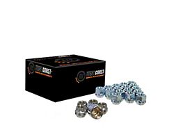 Chrome Open Acorn Lug Nuts; M14x1.5; Set of 24 (16-24 Titan XD)