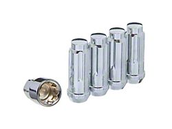 Chrome XL Acorn Wheel Locks; M14x1.5; Set of 4 (16-24 Titan XD)