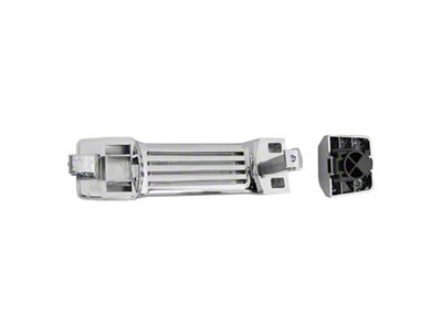 Exterior Door Handles; Rear; Chrome (16-18 Titan XD Crew Cab)