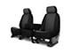 Genuine Neoprene Custom 1st Row Bench Seat Covers; Charcoal/Black (16-24 Titan XD w/ Bench Seat)