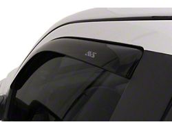 In-Channel Ventvisor Window Deflectors; Front; Dark Smoke (16-24 Titan XD)