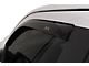 In-Channel Ventvisor Window Deflectors; Front; Dark Smoke (16-24 Titan XD)