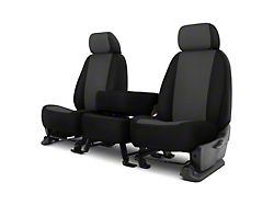 Neosupreme Custom 1st Row Bench Seat Covers; Charcoal/Black (16-24 Titan XD w/ Bench Seat)