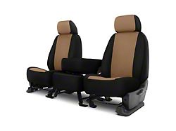 Neosupreme Custom 1st Row Bench Seat Covers; Tan/Black (16-24 Titan XD w/ Bench Seat)