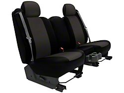 Neosupreme Custom 1st Row Bucket Seat Covers; Charcoal/Black (16-24 Titan XD w/ Bucket Seats)