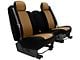 Neosupreme Custom 2nd Row Bench Seat Covers; Tan/Black (16-24 Titan XD Crew Cab)