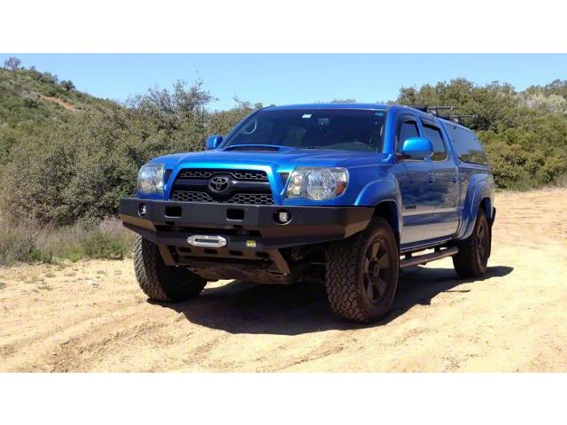 TJM Frontier Heavy Duty Front Bumper; Black (05-15 Tacoma)