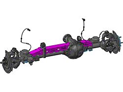 TMR Customs Front Dana 30 Truss Kit (07-18 Jeep Wrangler JK, Excluding Rubicon)