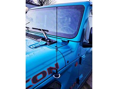 Topsy Fender Mount NMO Antenna Bracket (20-24 Jeep Gladiator JT)