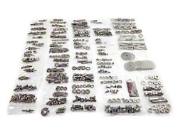 Fastener Kit; Stainless Steel (87-95 Jeep Wrangler YJ w/ Hard Top)