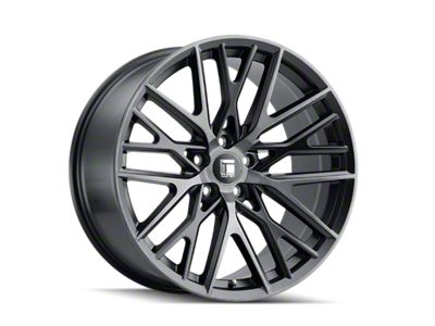 Touren TR91 Matte Black Brushed with Dark 6-Lug Wheel; 22x9.5; 18mm Offset (03-09 4Runner)