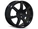 Touren TR65 Black 6-Lug Wheel; 17x7.5; 20mm Offset (05-15 Tacoma)