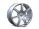 Touren TR65 Gloss Silver 5-Lug Wheel; 20x8.5; 35mm Offset (05-15 Tacoma)