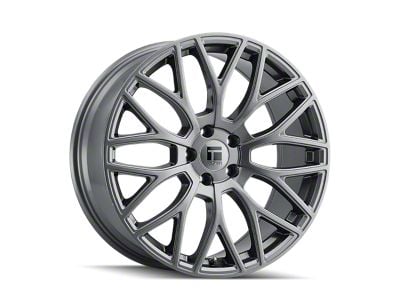 Touren TR76 Gloss Graphite 5-Lug Wheel; 17x8; 35mm Offset (05-15 Tacoma)