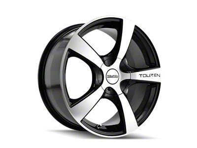 Touren TR9 Gloss Black Machined 5-Lug Wheel; 18x8; 40mm Offset (05-15 Tacoma)