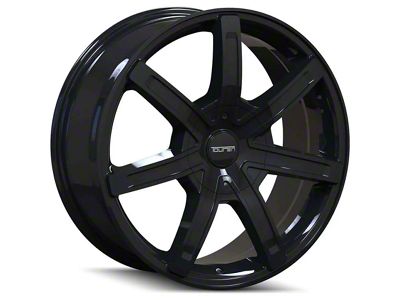 Touren TR65 Black 6-Lug Wheel; 17x7.5; 20mm Offset (22-25 Bronco Raptor)